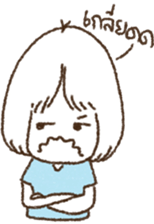 wacky girl sticker #6322459