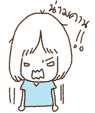 wacky girl sticker #6322462