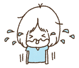 wacky girl sticker #6322475