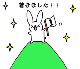 Polite rabbit sticker2 sticker #6322552
