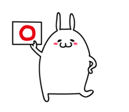 Fidgety rabbit sticker #6322735