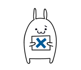 Fidgety rabbit sticker #6322736