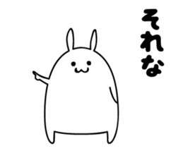 Fidgety rabbit sticker #6322742