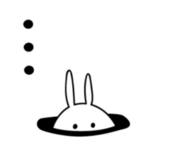 Fidgety rabbit sticker #6322757