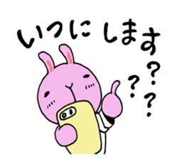 Go for it,it is a rabbit 3 sticker #6323526