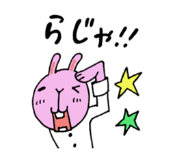 Go for it,it is a rabbit 3 sticker #6323528