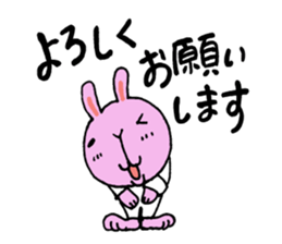 Go for it,it is a rabbit 3 sticker #6323530