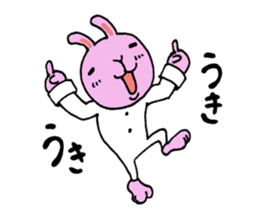 Go for it,it is a rabbit 3 sticker #6323531