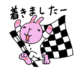 Go for it,it is a rabbit 3 sticker #6323534