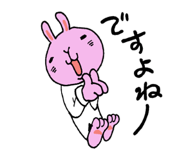 Go for it,it is a rabbit 3 sticker #6323549