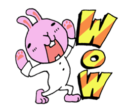 Go for it,it is a rabbit 3 sticker #6323554