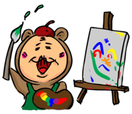 Uncle to wear costume 5 sticker #6323769