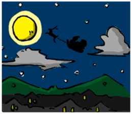 Uncle to wear costume 5 sticker #6323791