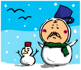 Uncle to wear costume 5 sticker #6323794