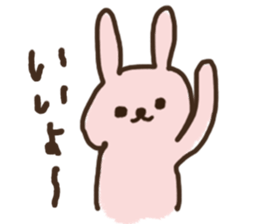Soft Cute Rabbit sticker #6323842