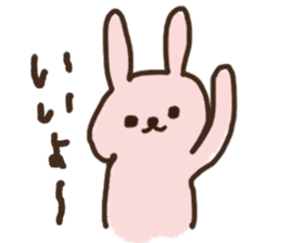Soft Cute Rabbit sticker #6323842