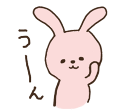Soft Cute Rabbit sticker #6323847