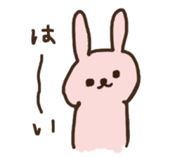 Soft Cute Rabbit sticker #6323852