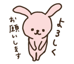 Soft Cute Rabbit sticker #6323859