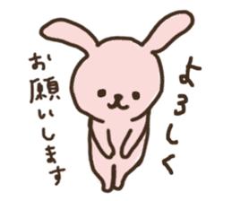 Soft Cute Rabbit sticker #6323859