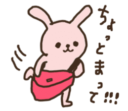 Soft Cute Rabbit sticker #6323861