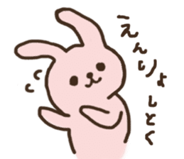 Soft Cute Rabbit sticker #6323864