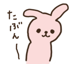 Soft Cute Rabbit sticker #6323866