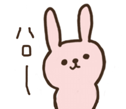 Soft Cute Rabbit sticker #6323874