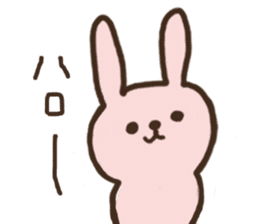 Soft Cute Rabbit sticker #6323874