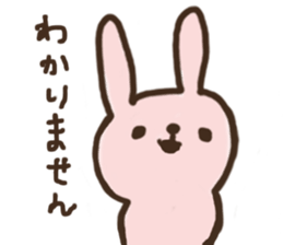 Soft Cute Rabbit sticker #6323876