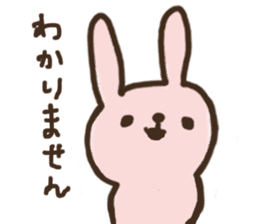 Soft Cute Rabbit sticker #6323876