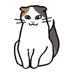 Big character and cat