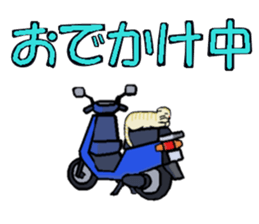 Big character and cat sticker #6324065