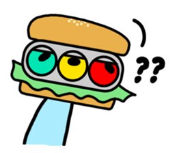 Traffic light sticker #6324432