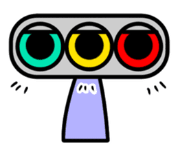 Traffic light sticker #6324439