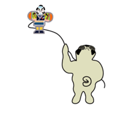 A wide-eyed pug Yamadakun's  fun life sticker #6325222