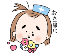 Health management and compassion sticker #6325329