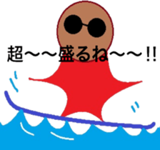 Old Japanese gal's world sticker #6325502