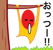 Old Japanese gal's world sticker #6325513