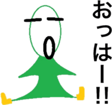 Old Japanese gal's world sticker #6325515