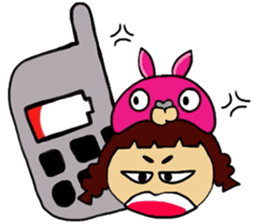 Yuuki & Meow Meow sticker #6326090