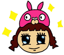 Yuuki & Meow Meow sticker #6326106