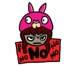 Yuuki & Meow Meow sticker #6326109