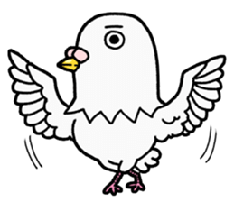 White Dove Horoho sticker #6327614