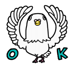 White Dove Horoho sticker #6327615