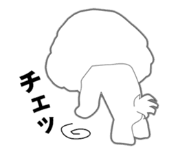 Bichon Frise of Kansai dialect sticker #6328592