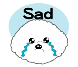 Bichon Frise of Kansai dialect sticker #6328599
