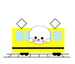 Bichon Frise of Kansai dialect sticker #6328601