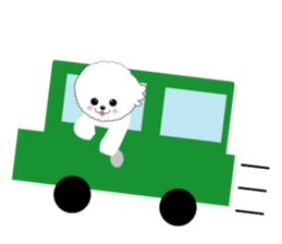 Bichon Frise of Kansai dialect sticker #6328602