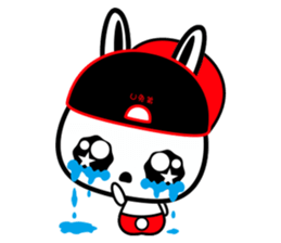 U rabbit brother love perfunctory sticker #6328951